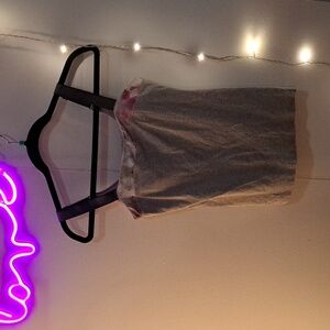 Lululemon Floral/ Gray Yoga Top P2P 15"